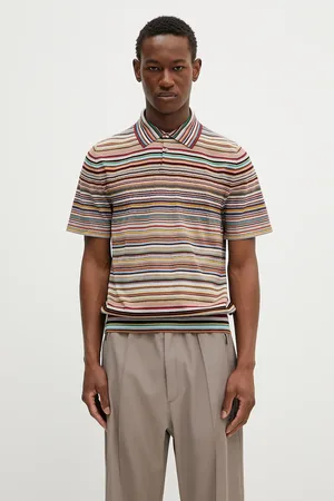 Paul Smith Bavlněné polo tričko pánské