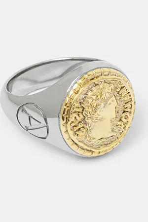 ARIES Stříbrný pečetní prsten Signet Ring AR9020303