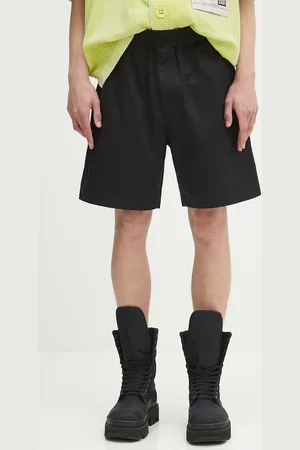 Axel Arigato Bavlněné šortky Stitch Embroidered Shorts pánské