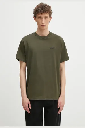 Carhartt Bavlněné tričko S/S Script Embroidery T-Shirt pánské