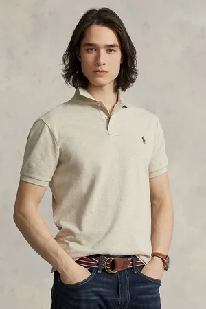 Ralph Lauren Bavlněné polo tričko modrá barva