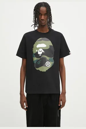 A Bathing Ape Bavlněné tričko Giant 1St Camo Big Ape Head pánské