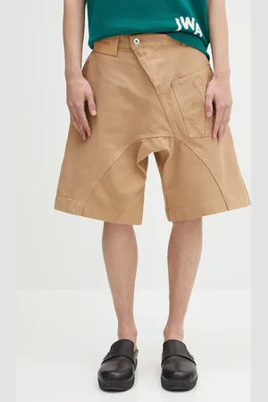 J.W.Anderson Bavlněné šortky Twisted Workwear pánské