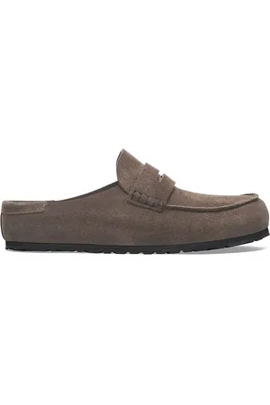 Birkenstock Semišové pantofle Naples Wrapped LEVE pánské