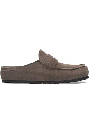 Birkenstock Semišové pantofle Naples Wrapped LEVE dámské