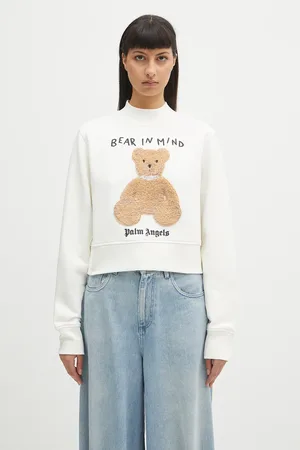 Palm Angels Bavlněná mikina Bear In Mind Crew dámská
