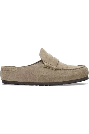 Birkenstock Semišové pantofle Naples Wrapped LEVE dámské