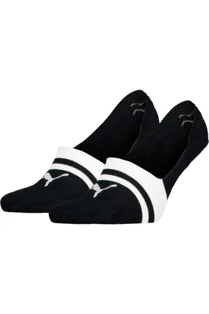 PUMA Unisex Invisible Footie Socks 2 pack