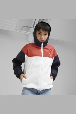 PUMA Mesh Lined Windbreaker Jacket Youth