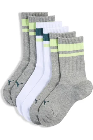 PUMA Heritage Stripe Crew Shirt Socks Kids (6-pack)