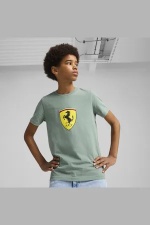 PUMA Scuderia Ferrari HP Race Colored Big Shield Tee Youth