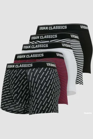Urban classics Boxerky Boxer Shorts 5-Pack Black/ White/ Red/ Navy/ Aop S