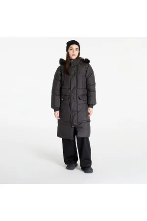 Urban classics Bunda Ladies Oversize Faux Fur Puffer Coat Black/ Black S