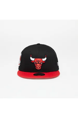 New Era Kšiltovka Chicago Bulls Team Side Patch 9Fifty Snapback Cap Black/ Front Door Red S/M