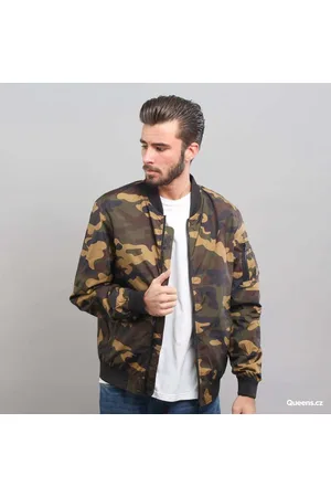 Urban classics Větrovka Light Camo Bomber Jacket S