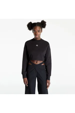 Calvin Klein Mikina JEANS Open Back Crew Neck L