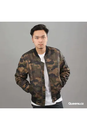 Urban classics Bunda Camo Basic Bomber Jacket M