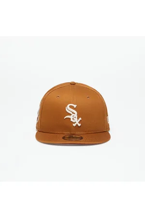 New Era Kšiltovka Chicago White Sox Side Patch 9Fifty Snapback Cap Toasted Peanut/ Stone S-M
