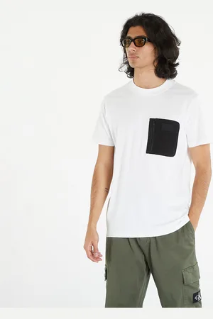 Calvin Klein Tričko Jeans Mix Media Tee S