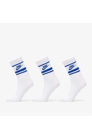 Nike Ponožky NSW Everyday Essential Crew Socks 3-Pack White/ Blue M