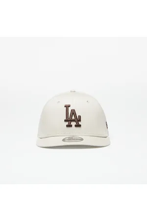 New Era Kšiltovka Los Angeles Dodgers League Essential 9FIFTY Snapback Cap Stone/ Nfl Brown Suede S-M