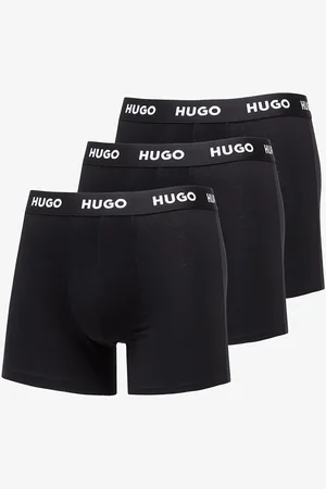 HUGO BOSS Boxerky Logo-Waistband Boxer Briefs 3-Pack S