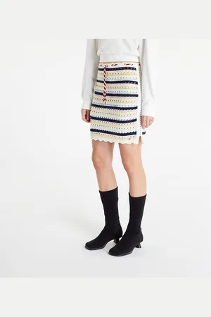 Tommy Hilfiger Sukně TOMMY JEANS Summer Crochet Skirt Lemon Zest/ Multi XS