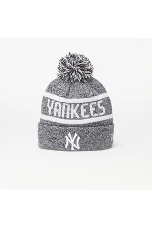 New Era Čepice New York Yankees Jake Bobble Knit Beanie Hat Black/ White Universal