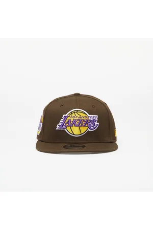 New Era Kšiltovka Los Angeles Lakers Repreve 9FIFTY Snapback Cap Walnut/ True Purple M-L