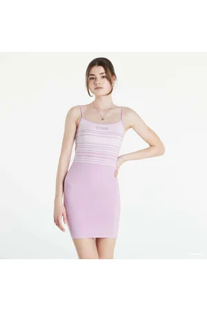 Guess Šaty GUESS Front Logo Striped Dress S
