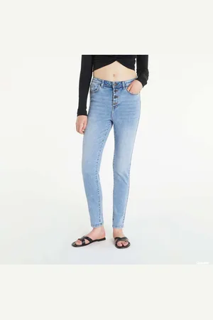 Noisy May Džíny Agnes HW Ankle Button Skinny Jeans W28/L32