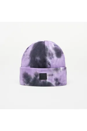 Urban classics Čepice Tie Dye Beanie Purple/ Black Universal