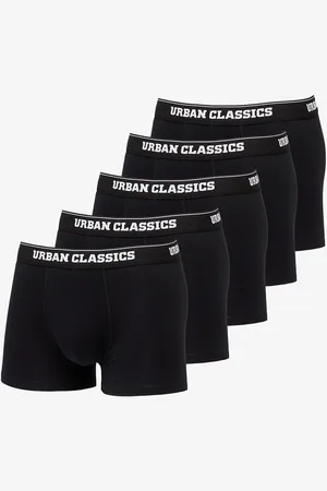 Urban classics Boxerky Organic Boxer Shorts 5-Pack Black/ Black/ Black/ Black/ Black L