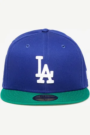 New Era Kšiltovka Los Angeles Dodgers MLB Team Colour 59FIFTY Fitted Cap Dark Royal/ White 7 1/2
