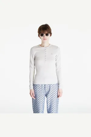 Daily paper Tričko Denise Button Long Sleeve T-Shirt XS