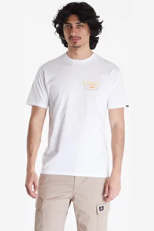 Vans Tričko Full Patch Back SS Tee White/ Copper Tan L