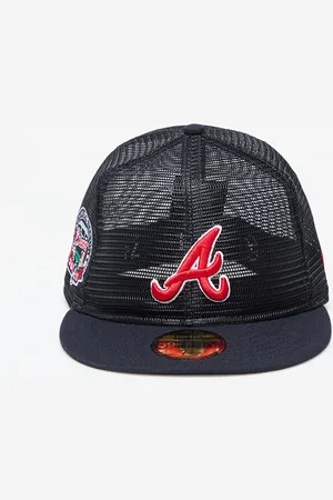 New Era Kšiltovka Atlanta Braves MLB Mesh Patch 59FIFTY Fitted Cap 7 1/8