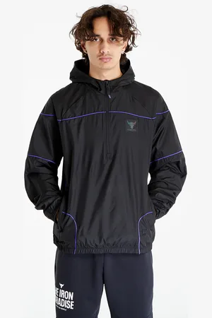 Under Armour Větrovka Project Rock Anorak Jacket Black/ Pluto/ Black S