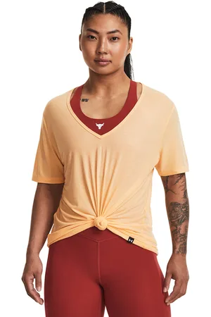 Under Armour Tričko Project Rck Completer Deep V T M