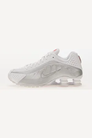 Nike Tenisky W Shox R4 White/ White-Metallic Silver-Max Orange EUR 35.5