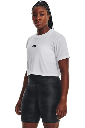 Under Armour Tričko Branded Logo Crop Ss L