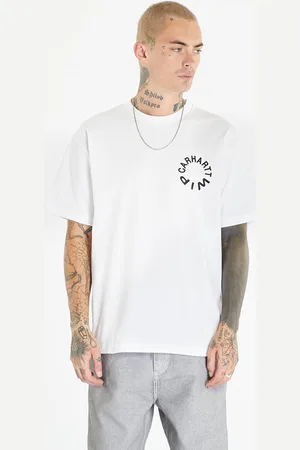 Carhartt Tričko S/S Work Varsity T-Shirt White/ Black XS