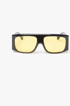Urban classics Sluneční brýle Sunglasses Raja With Strap Black/ Yellow Universal