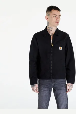 Carhartt Bunda Detroit Jacket UNISEX Black/ Black Aged Canvas XS