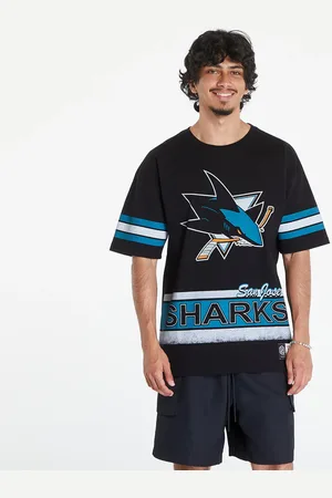Mitchell & Ness Tričko NHL Fashion Oversized SS Tee Current Logo San Jose Sharks M