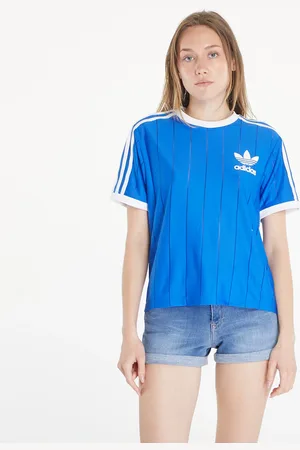 adidas Tričko adidas Adicolor 3 Stripes Pinstripe Short Sleeve Tee XS