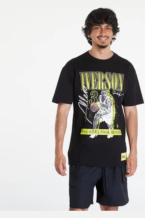 Mitchell & Ness Tričko NBA Hw Neon Pop Player SS Tee Vintage Logo Philadelphia 76Ers Allen Iverson L