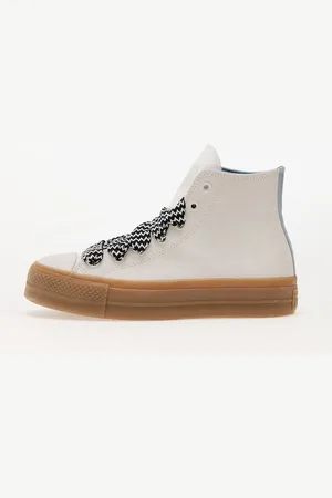 Converse Tenisky Chuck Taylor All Star Lift Platform Suede Vintage White/ Out Of The Blue EUR 39