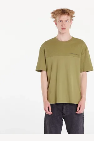 Calvin Klein Tričko Jeans Texture Mix Cotton T-Shirt L