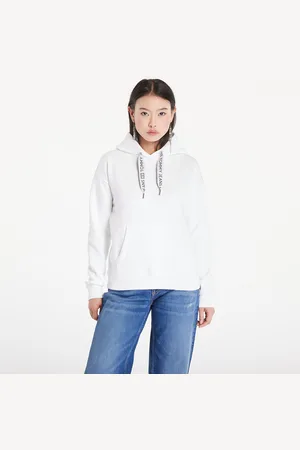 Tommy Hilfiger Mikina Tommy Jeans Boxy Logo Drawcord Hoodie XL